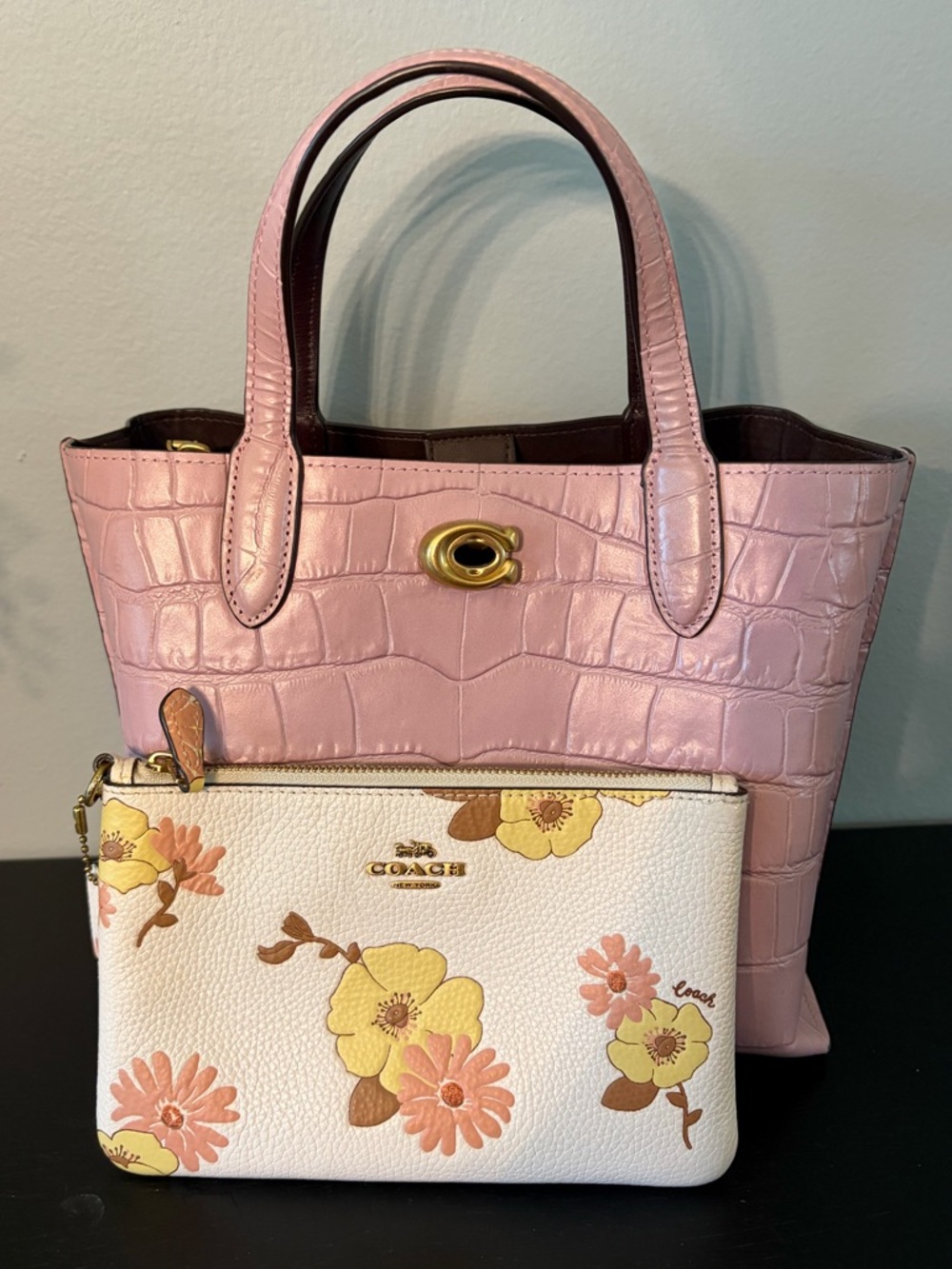 Coach Willow Tote With Wristlet/Wallet